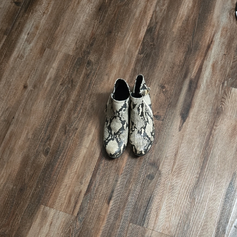 Womans Snake Print Shoes